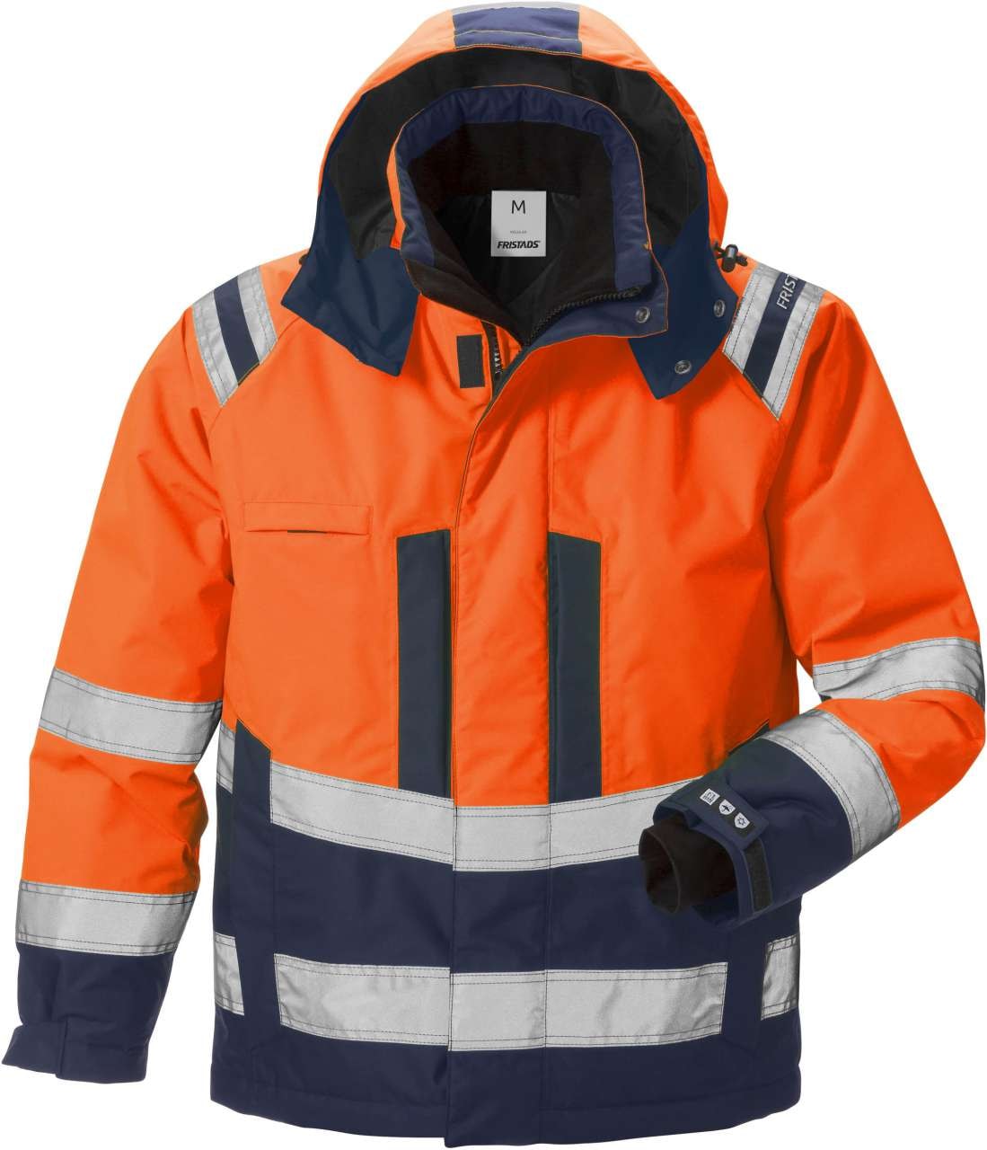 Fristads Vinterjacka Airtech® 4035 GTT, Klass 3 Varsel Orange/Marinblå 3XL