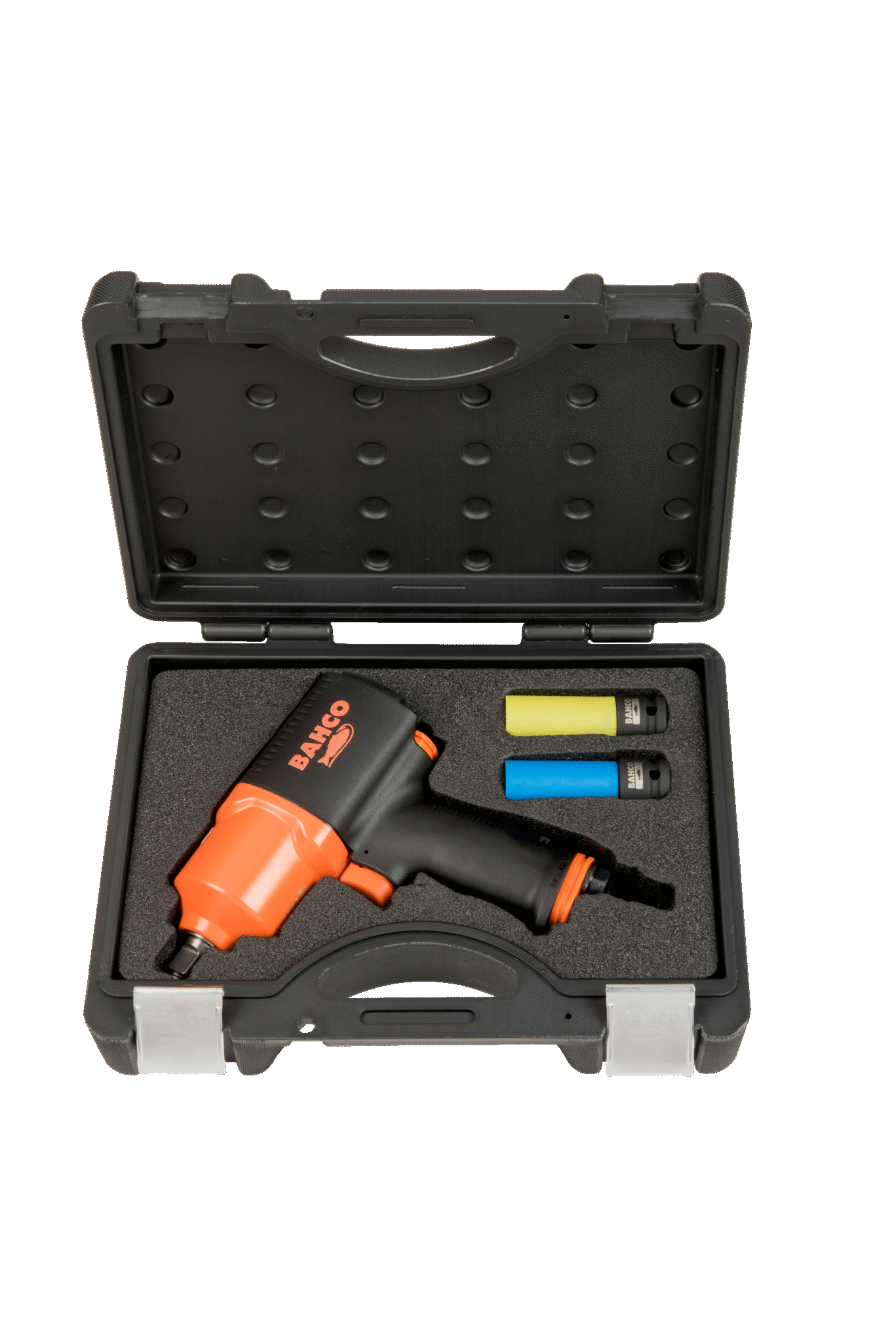 Bahco muttertrekkersett BPC815K6, trykkluft, 1/2 med 2 hjulpiper i mm