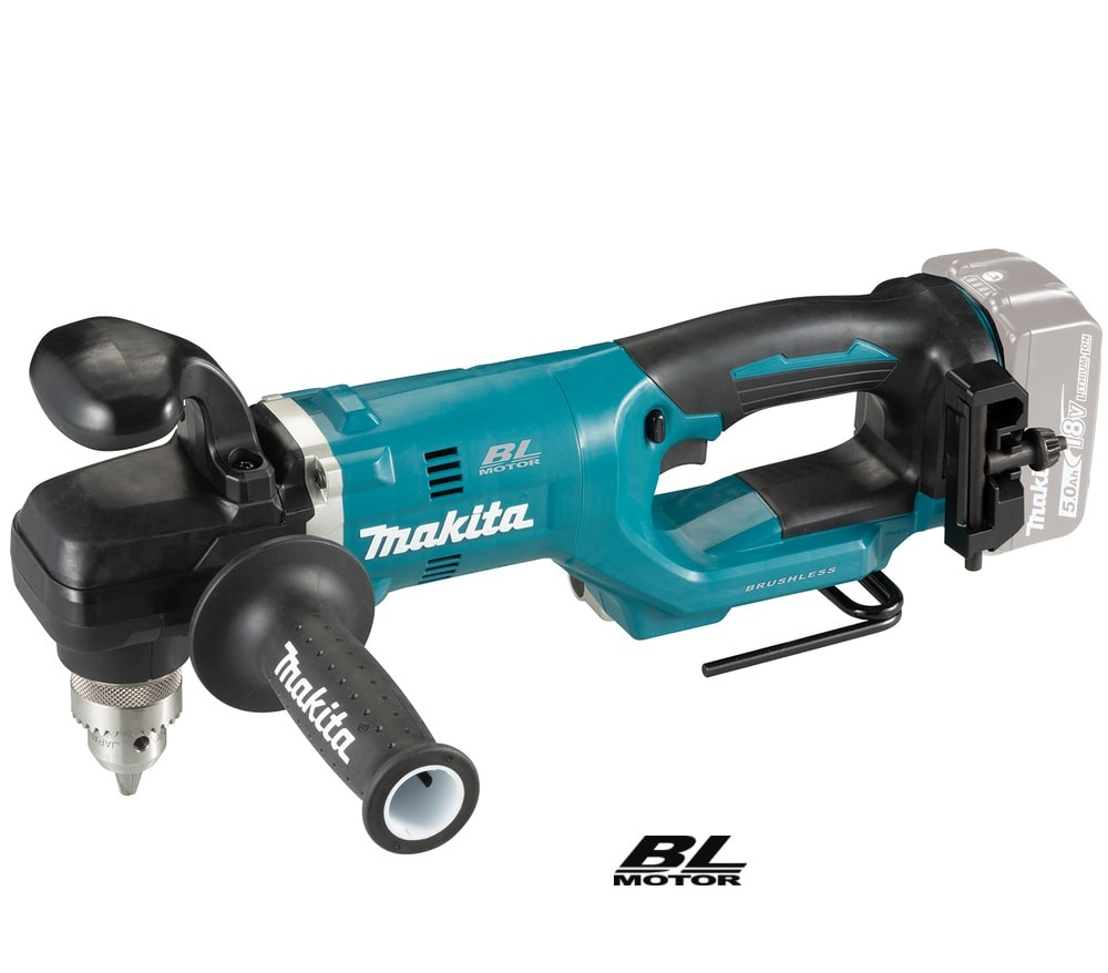 Makita vinkelboremaskin DDA450ZK 18V uten batteri og lader