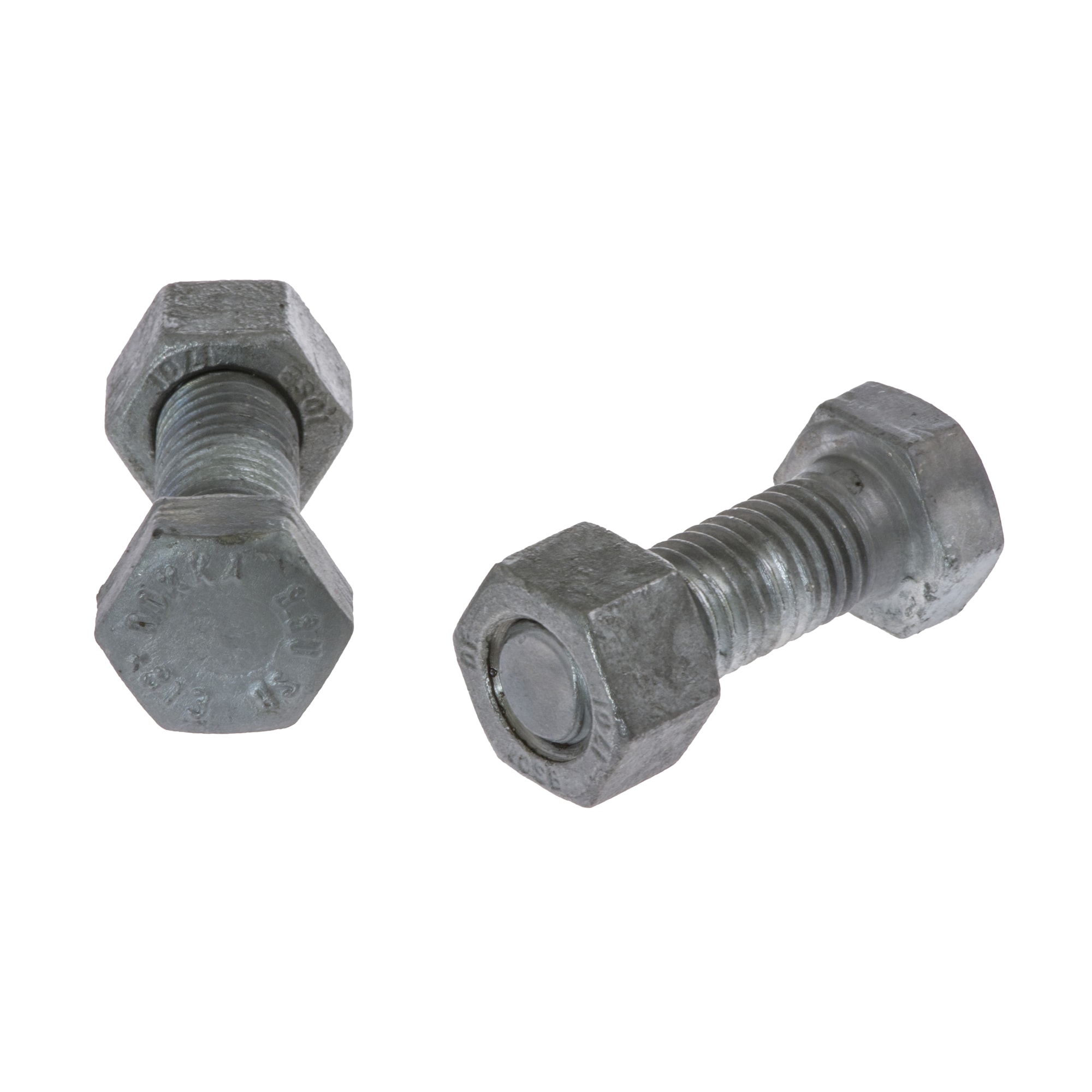 Arvid Nilsson Teräsrakennusruuvi SB täyskierteinen 8.8 ISO 4017 mutterilla ISO 4032 FZV UBox