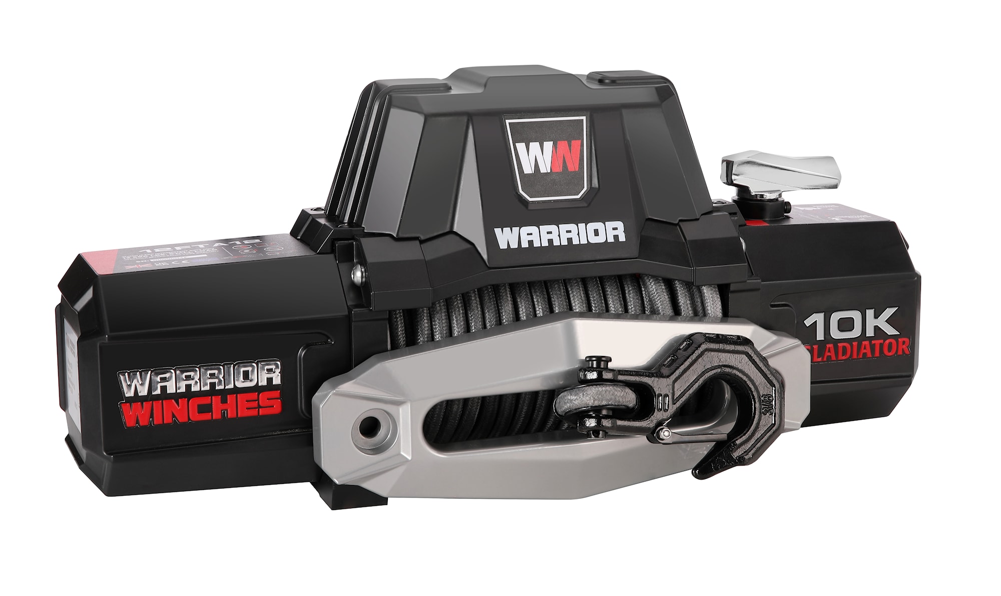 Warrior Winches Vinsch Gladiator 10,000 lbs, 12V Armortek Extreme -
