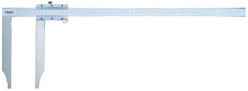 Mitutoyo Nonieskjutmått 534-102 0-500mm, 0,05mm långa skänklar, finjustering