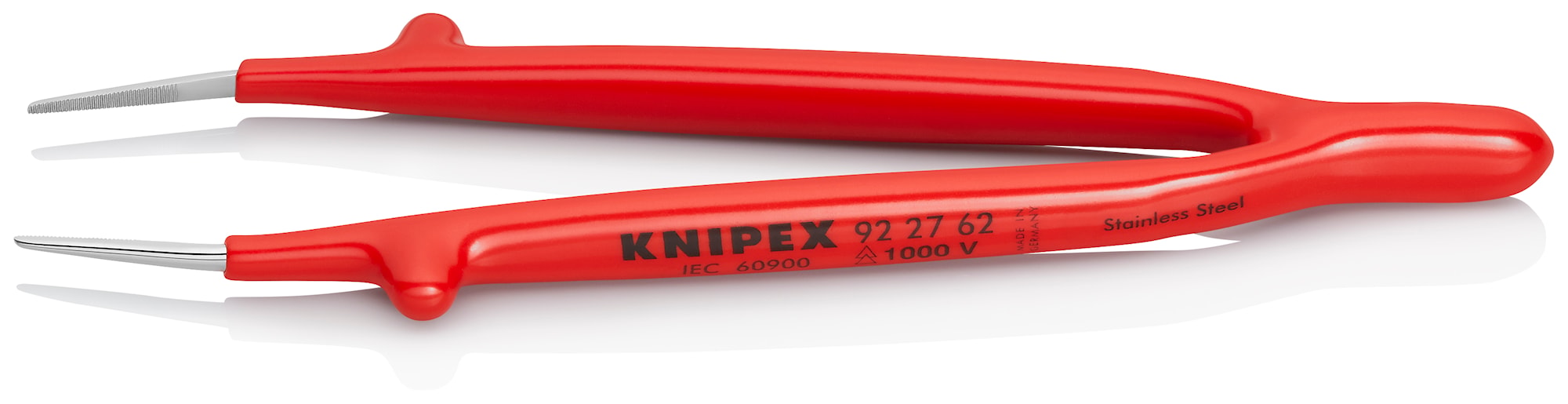 Knipex Precisionspincett 922762 VDE 150mm, rak spetsig, rostfri