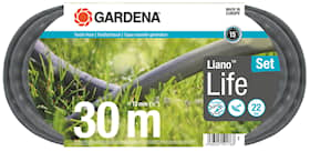 Gardena Textilslang Liano™ Life 30m 1/2" set med strålmunstycke