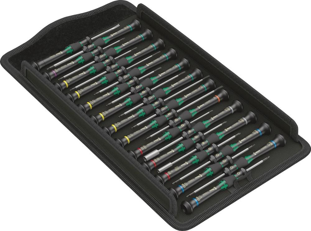 Wera finmekanisk meiselsett Kraftform Micro, 25 deler