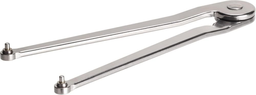 Amf Haknyckel ställbar 11-60mm/3mm tapp, rostfri
