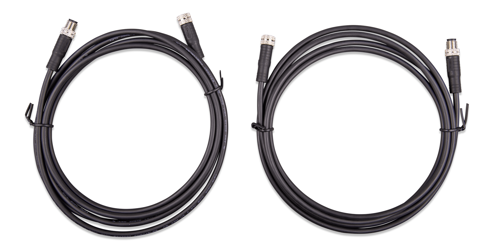 M8 circular connector Male to Female 3 pole 2 m (2st)