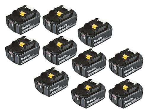Makita Batteri BL1860B 18V 6,0Ah 10-pack