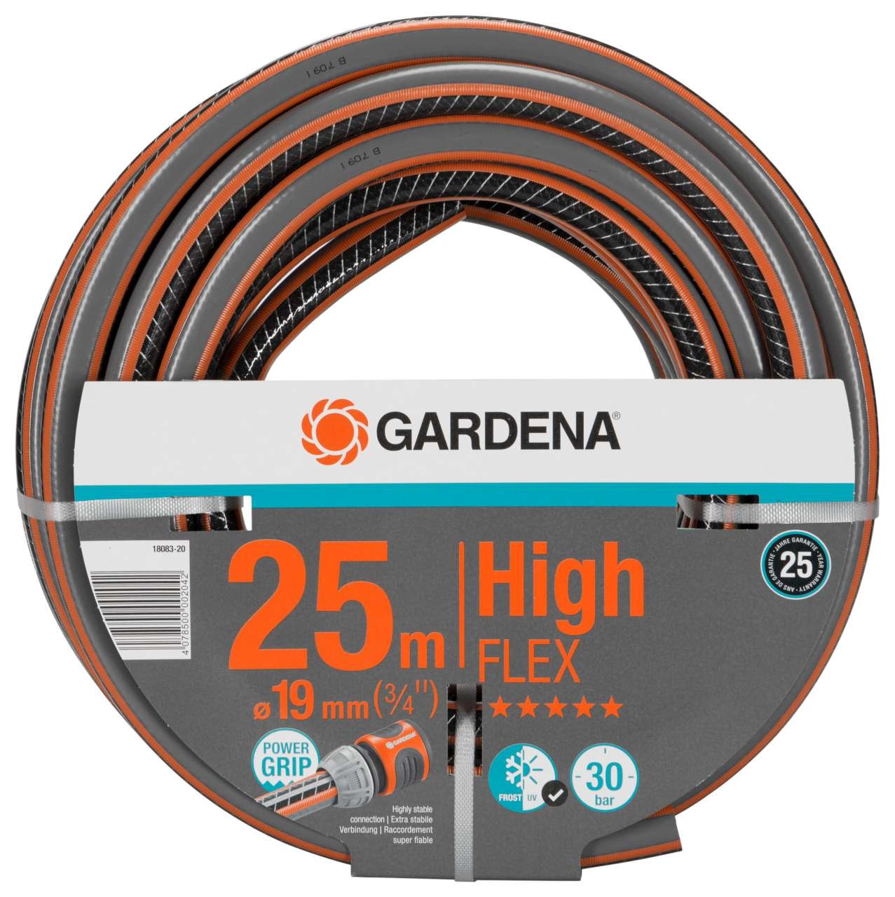 Gardena Comfort Highflex 25 m, 19 mm (3/4'') letku