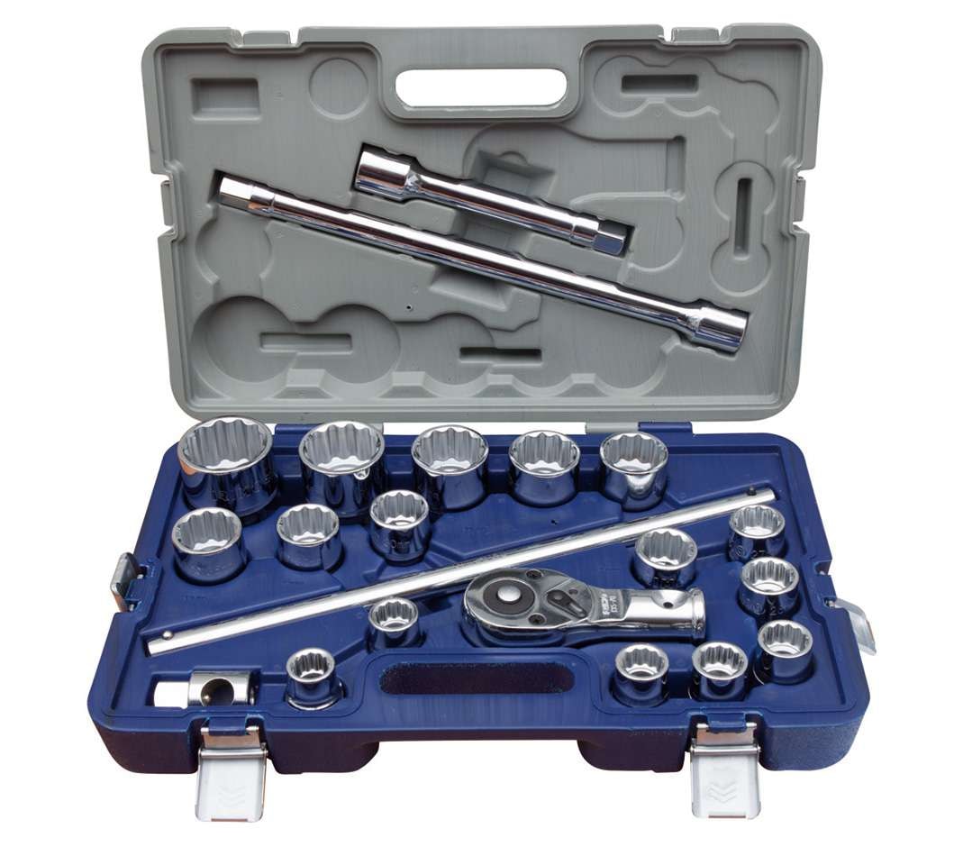 Irimo hylsenøkkelsett 3/4" 21 deler