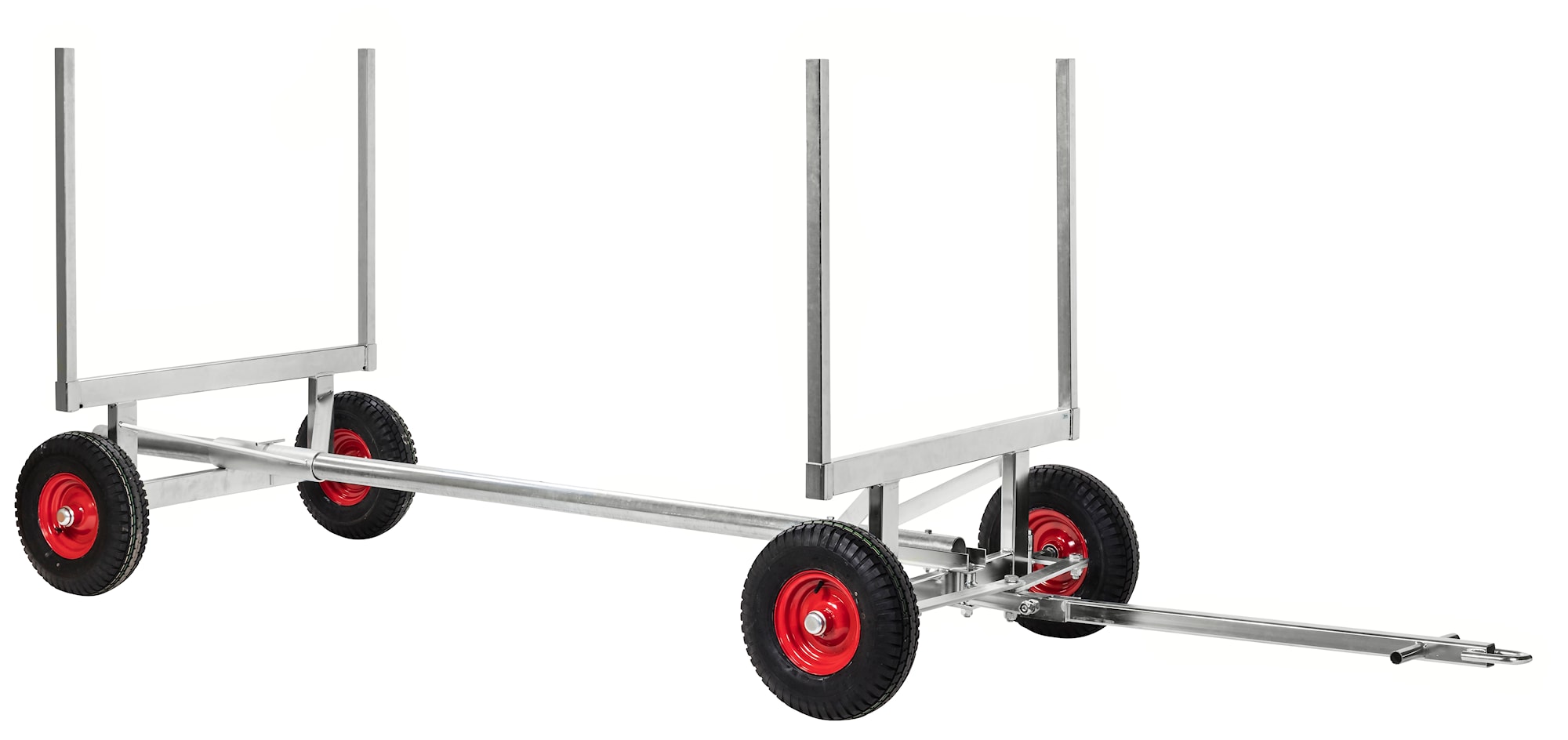 Pitkäkuormavaunu KM123-E, 3000x1270x600 mm, 2500 kg, sähkösinkitty