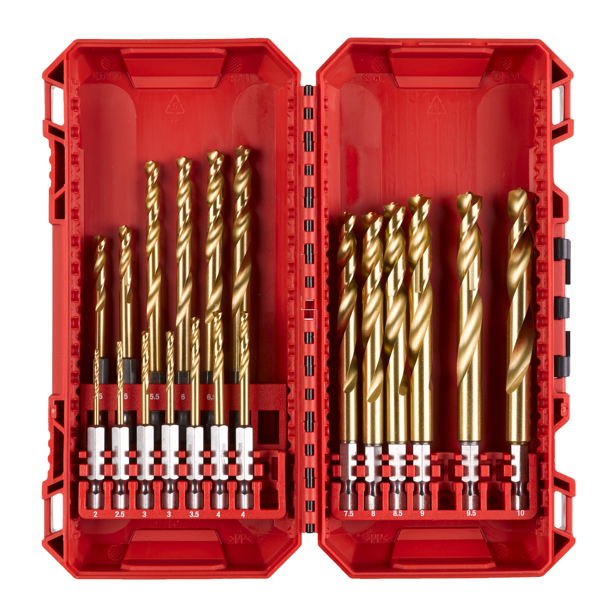 Milwaukee Metallborrset HSSG-TIN 19-pack