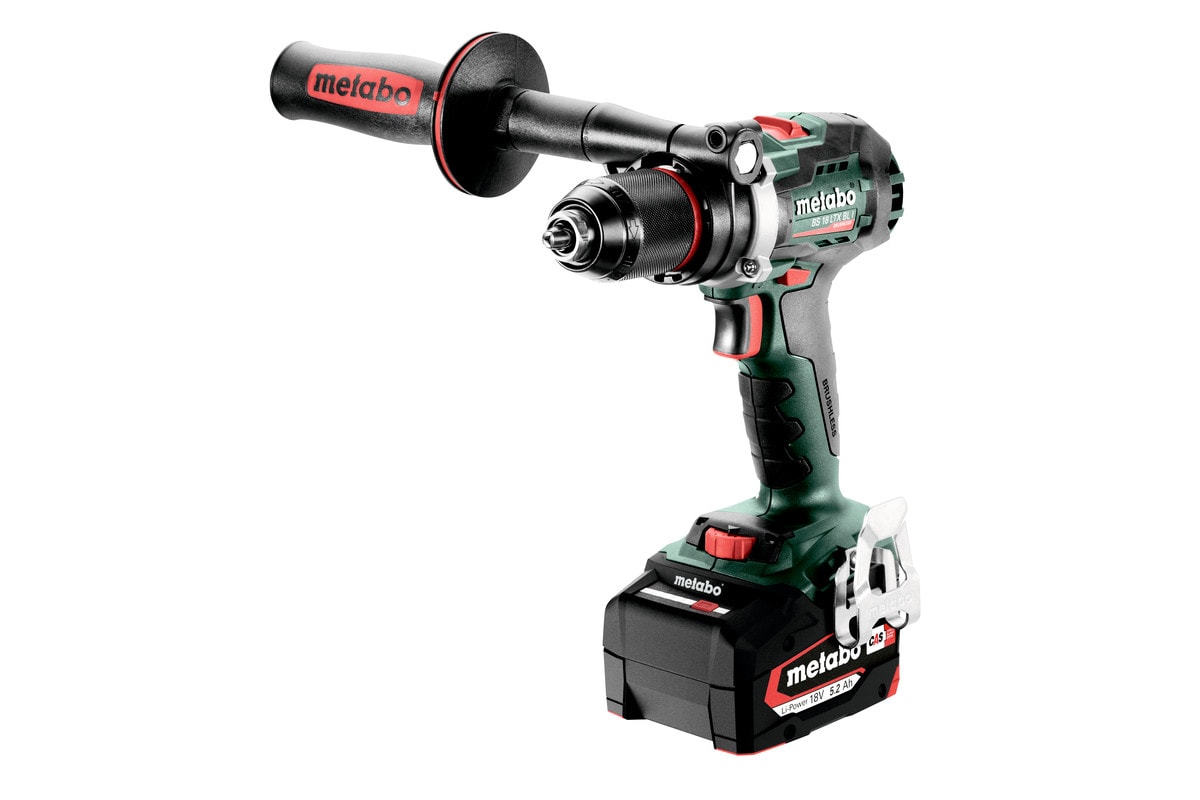 Metabo Skruvdragare BS 18 LTX BL I med 2x5,2Ah batterier och laddare