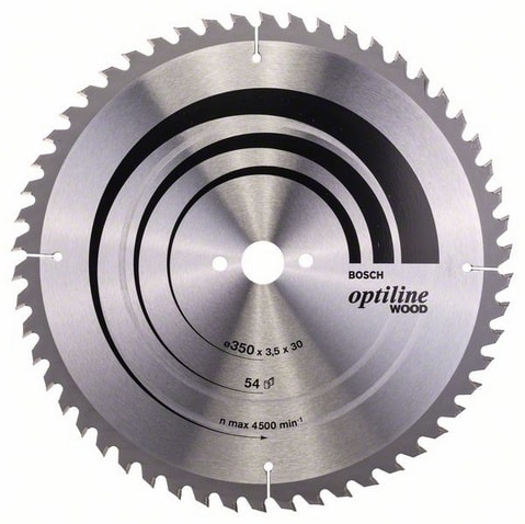 Bosch Sirkelsagblad Optiline Wood 350 x 30 x 3,5 mm, 54