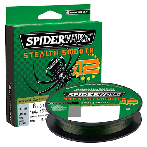Spiderwire Fiskelina Stealth Smooth 12 Moss Green