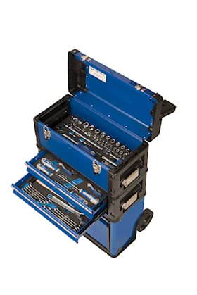 Irimo Työkalulaatikko pyörillä, sisältää 96 työkalua, MRO