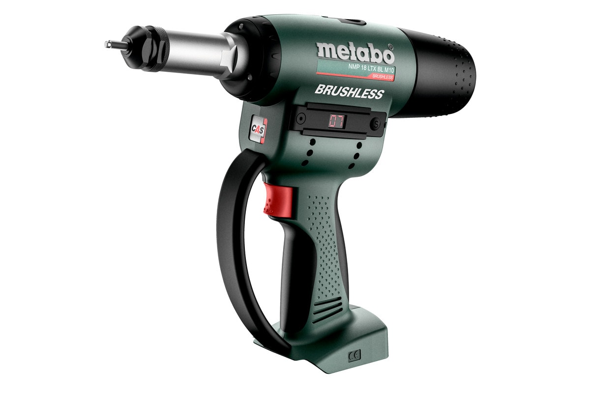 Metabo Popnitpistol NMP 18 LTX BL M10 utan batteri och laddare