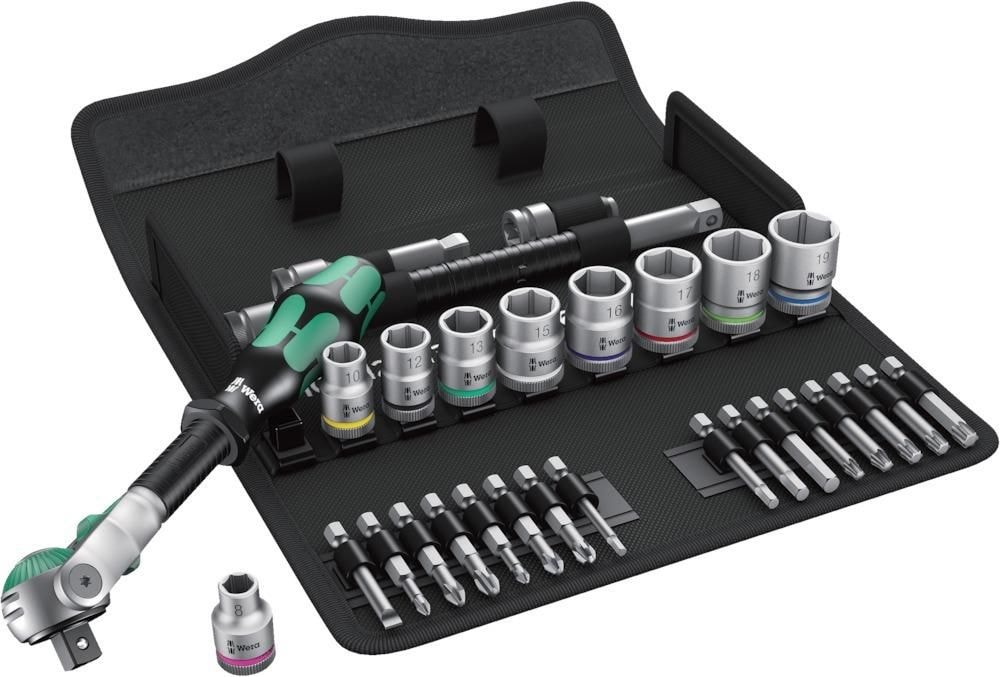 Wera Hylsnyckelsats 3/8 Zyklop Speed 29 delar