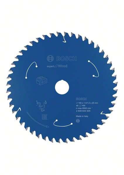 Bosch Expert for Wood-sirkelsagblad for batteridrevne sager 160x1,5/1x20 T48