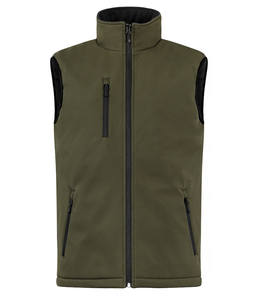 Clique Padded Softshell Vest Mens Dimgrön 3XL -