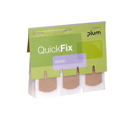 Plum Plasterrefilll QuickFix Elastic 45 stk./pk.