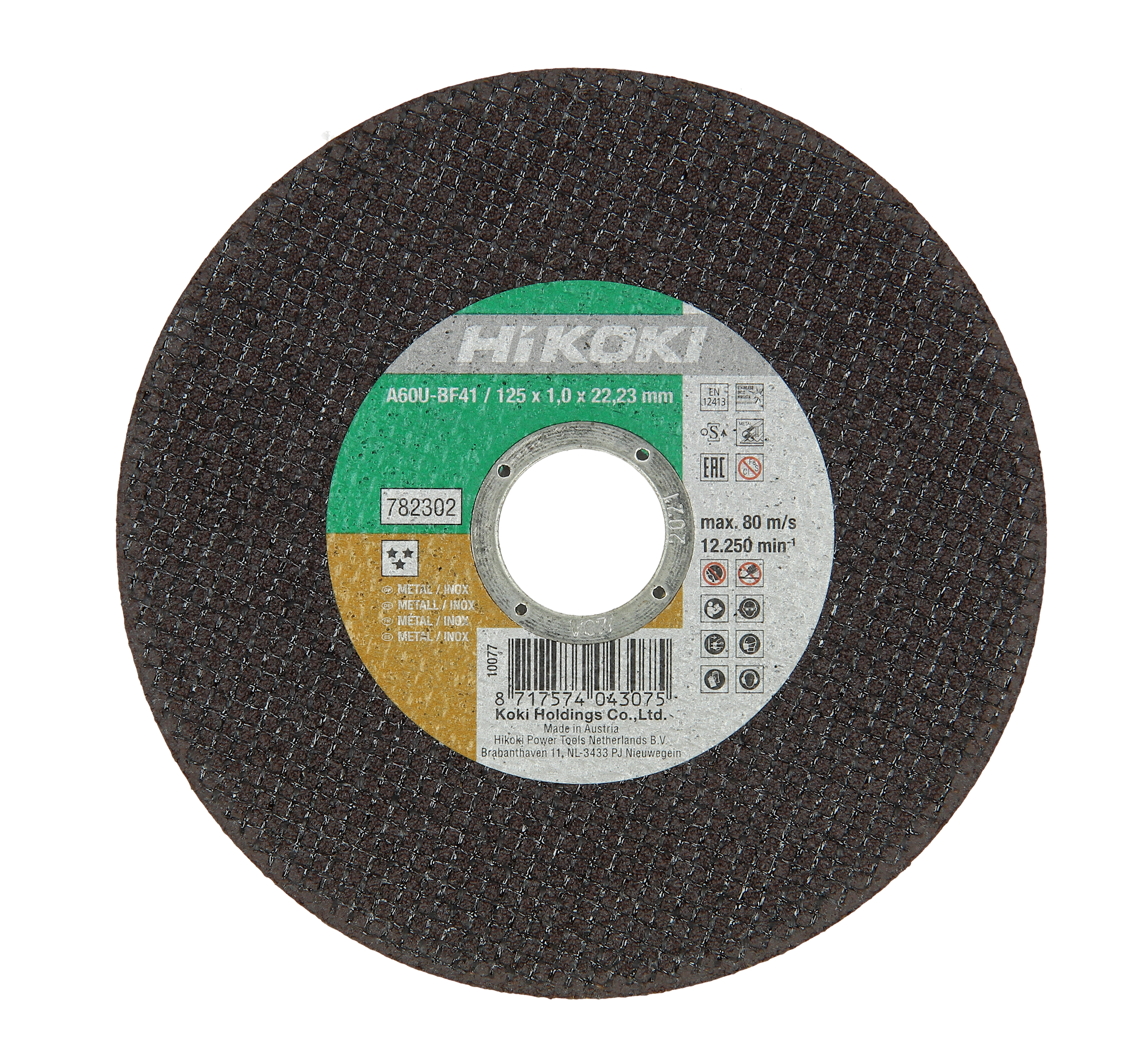 Hikoki Kapskiva Inox 125X1,0 Pro