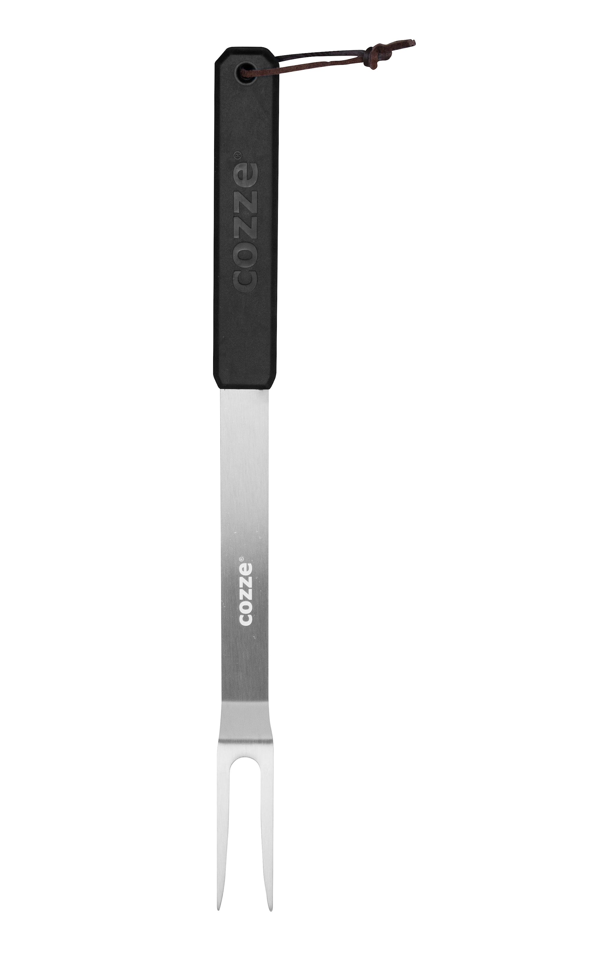 Cozze® stegegaffel 450mm med TPR-handtag - rostfritt stål