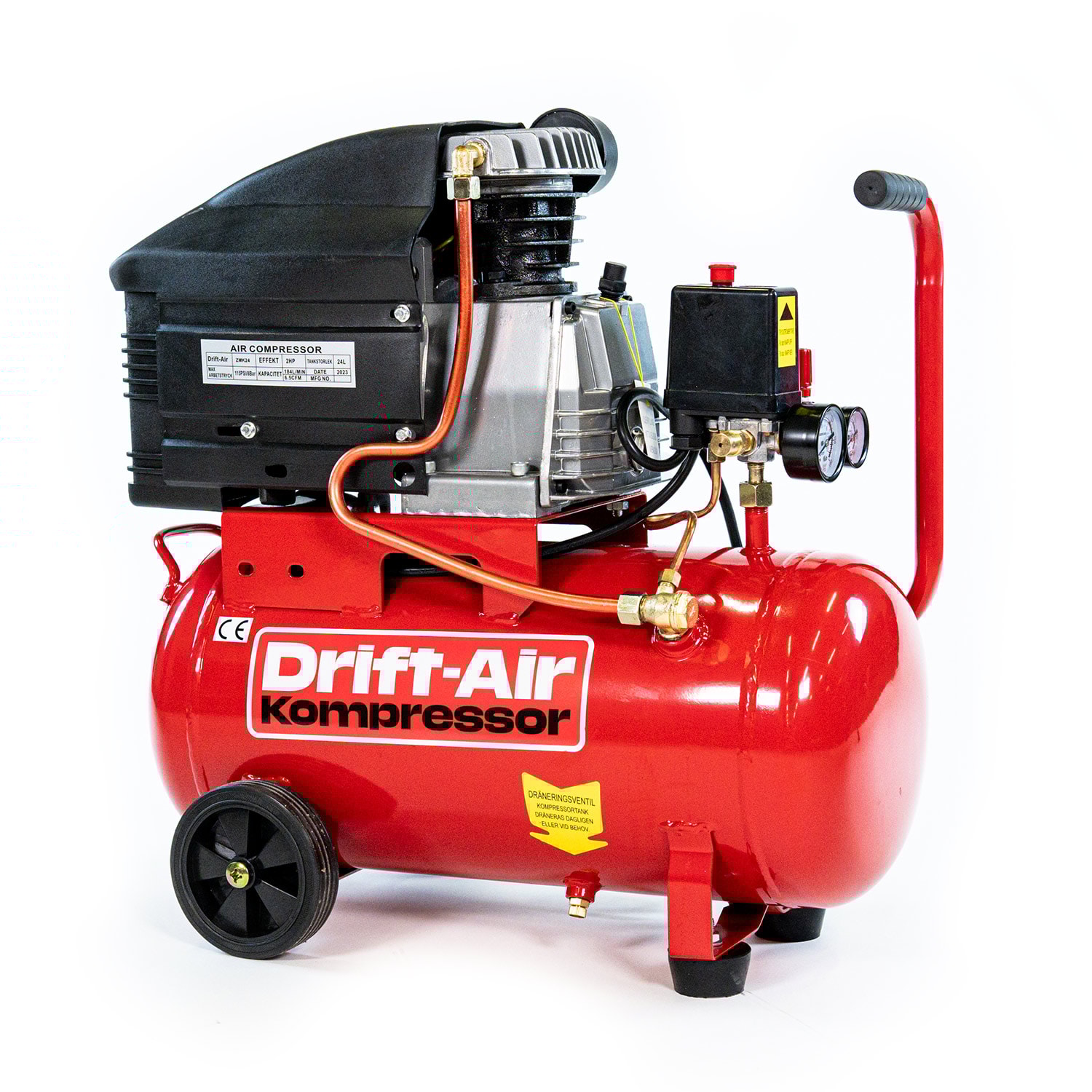 Drift-Air DA 2/24 kompressori, 1-vaiheinen, 24 l säiliö