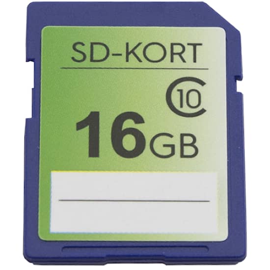 SD-kort 16 GB Minneskort