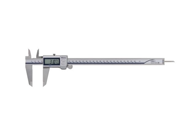 Mitutoyo ABSOLUTE Digimatic skyvelære 500-704-20 Kjølevæsketett 0-300 mm, 0,01 mm, flat skaft, IP67, friksjonsspole