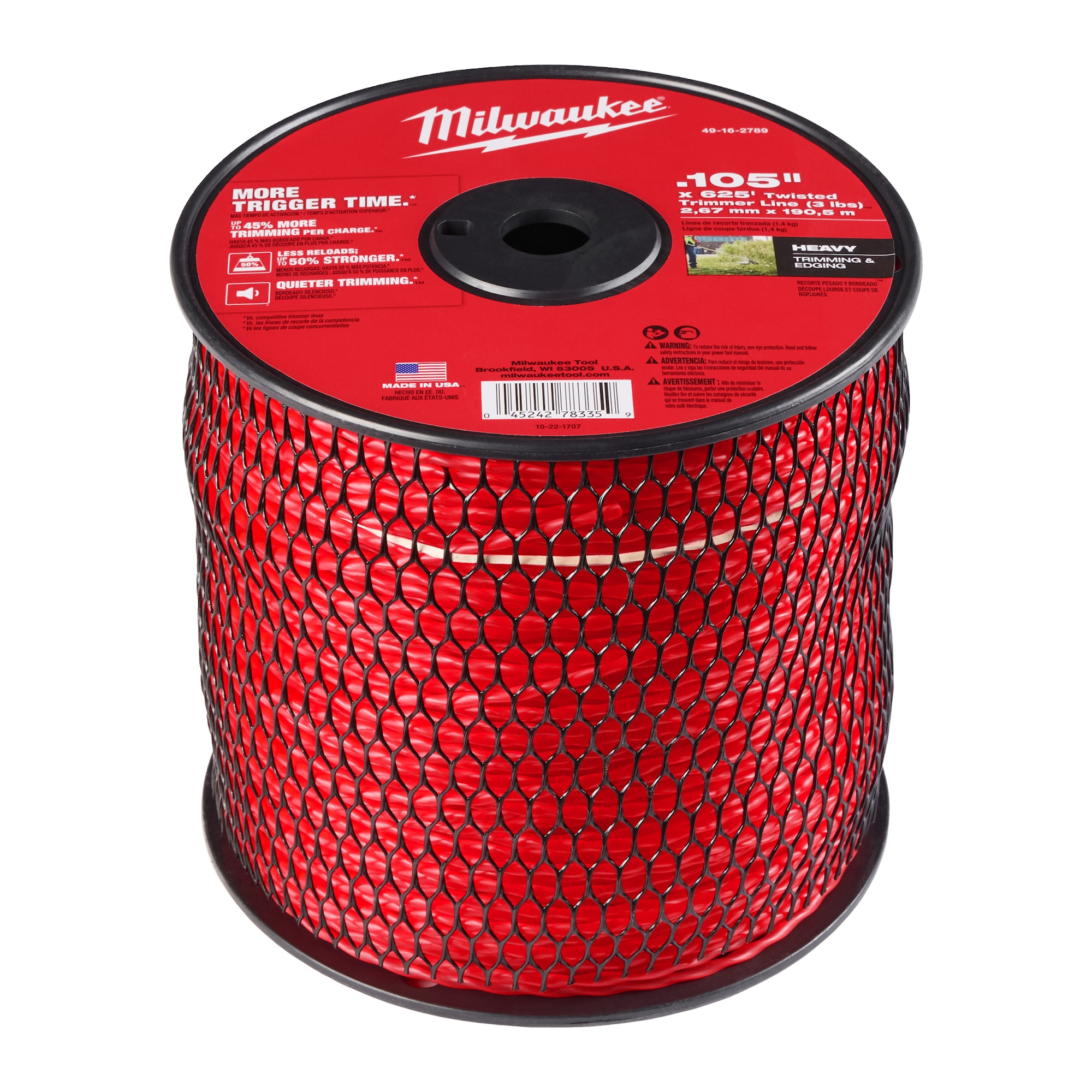 Milwaukee Trimmertråd 2,7 mm x 280 m