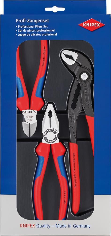 Knipex Tångset 002009V01 Proffs 3 delar