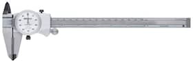 Mitutoyo glidemåler 505-739 med måleinstrument 0-8in, 0,001in, 0,2in/rev. karbidbelter, flat pinne, friksjonsrulle
