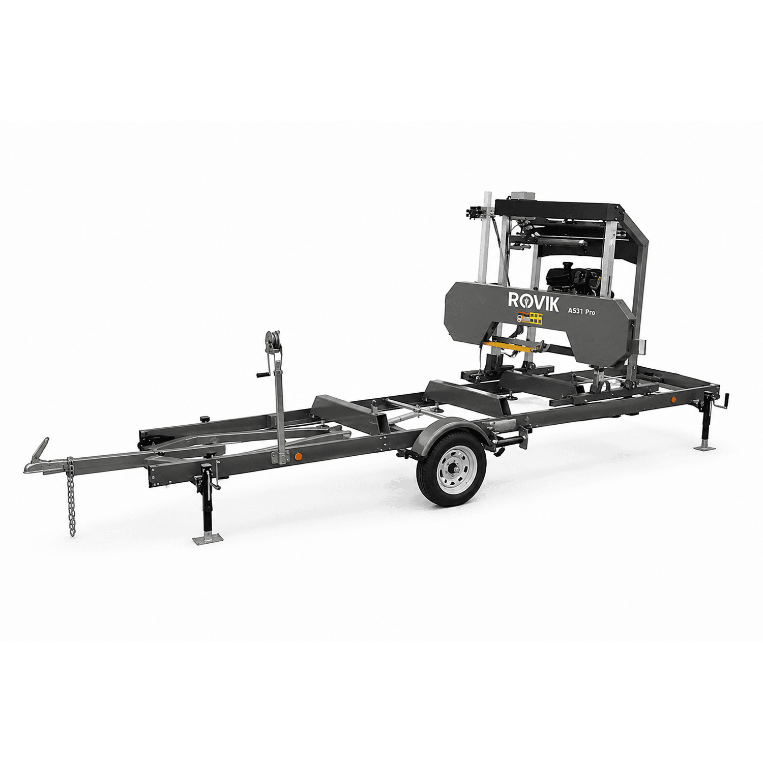 Rovik AS31 Pro Mobilt sågverk med trailer