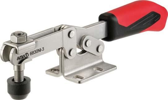 Amf Snabbspännare 6830NI-3, horisontell, rostfri