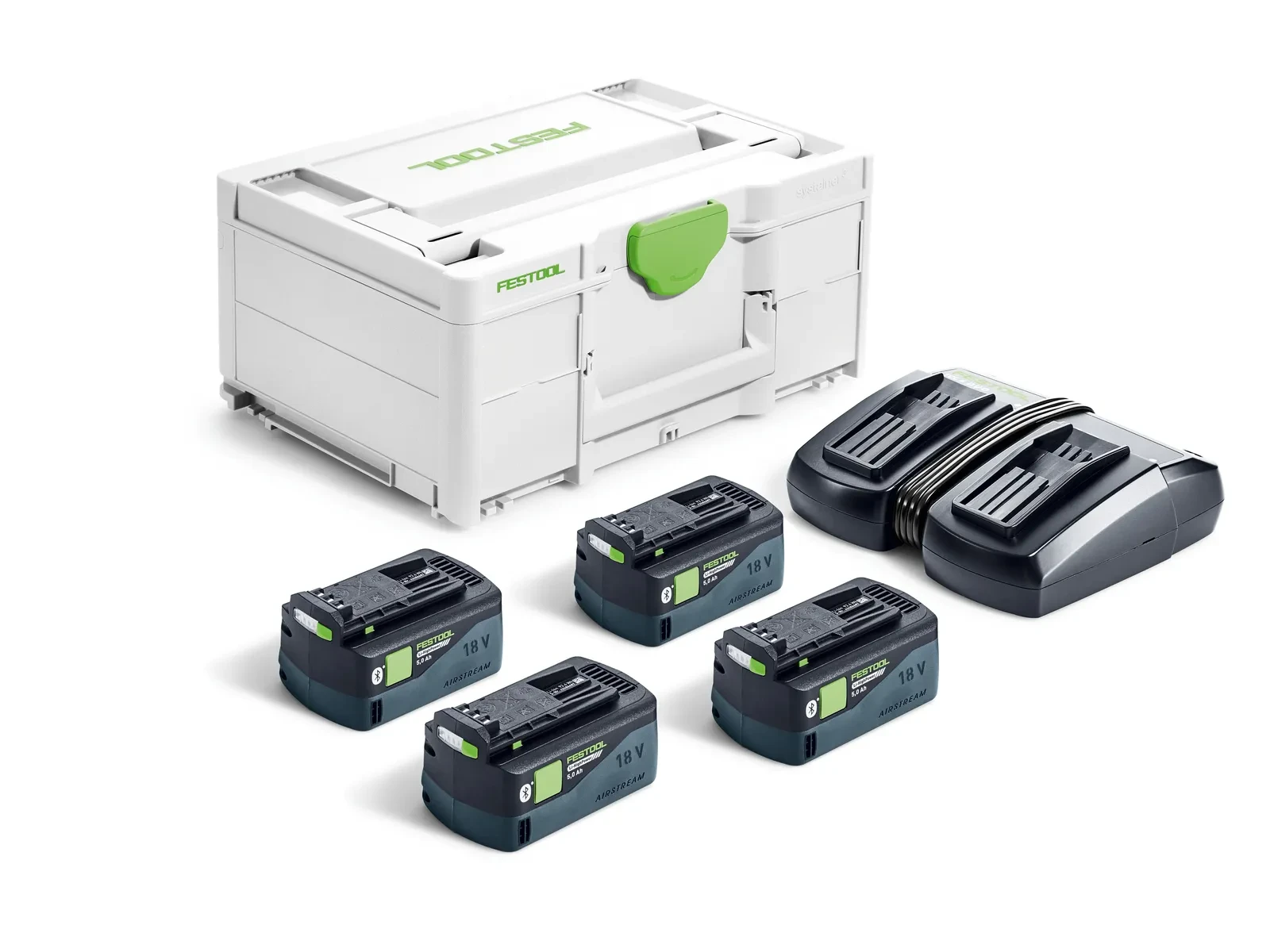 Festool Laddpaket SYS 18V 4xHP5,0/TCL6DUO