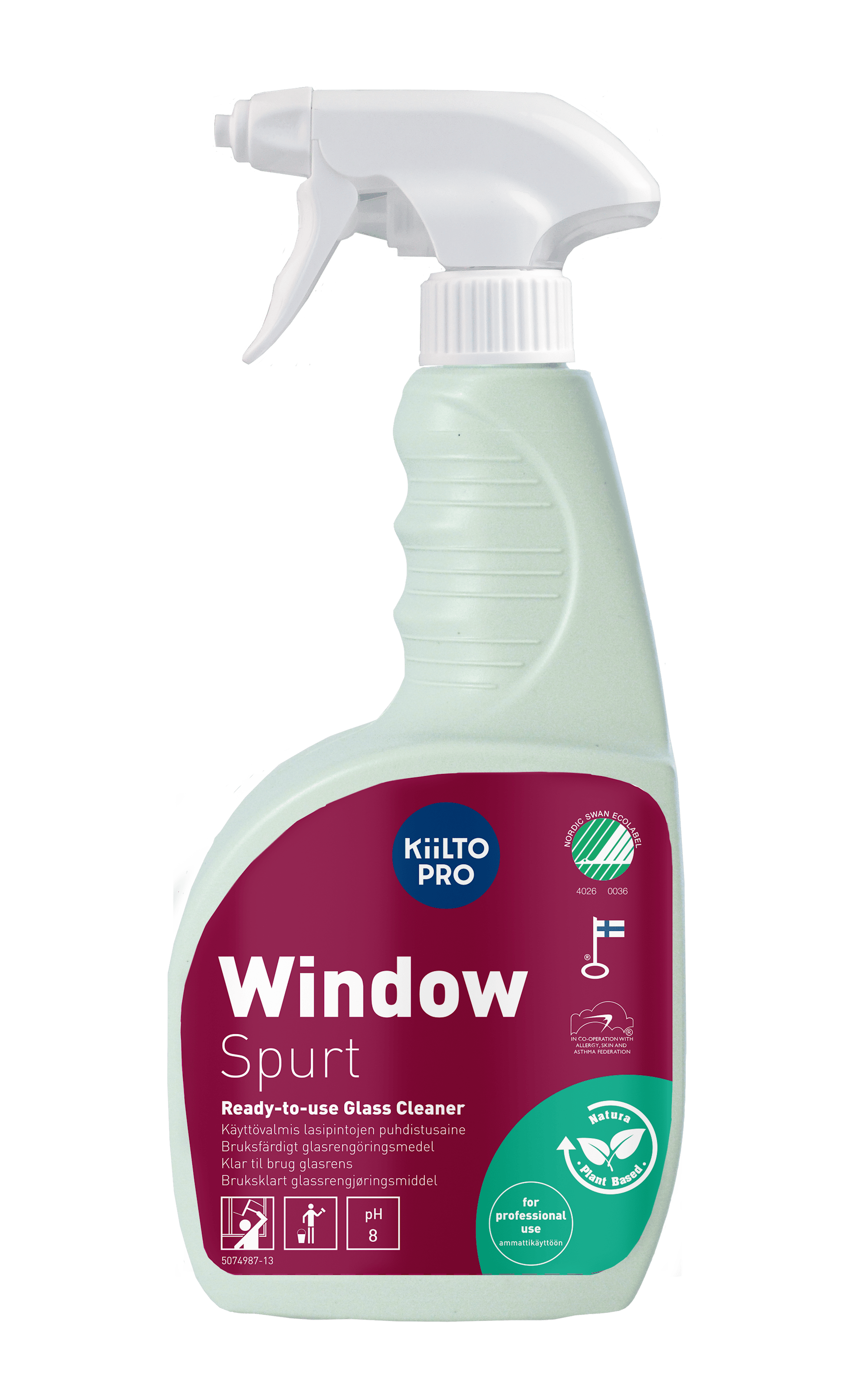 Kiilto Pro Window Spurt Fönsterrengöring, 750 ml
