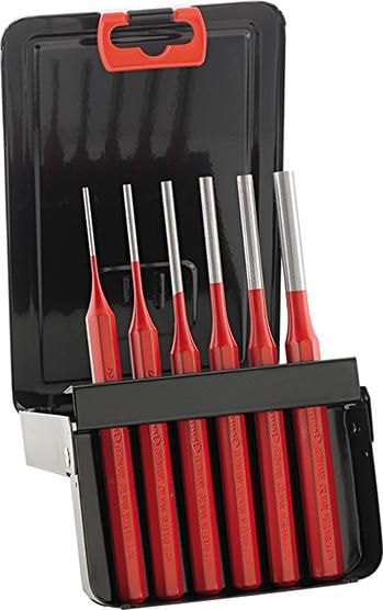 Format Lyöntitappisarja 2–8 mm, 6 osaa, teräskotelo