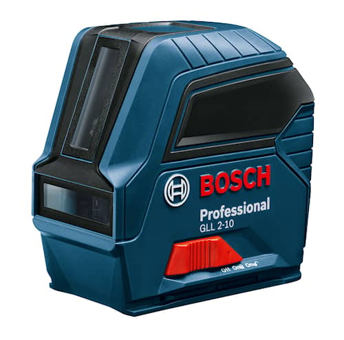 Bosch Linjalaser GLL 2-10 Professional sis. 3 x paristo (AA), säilytyskotelo