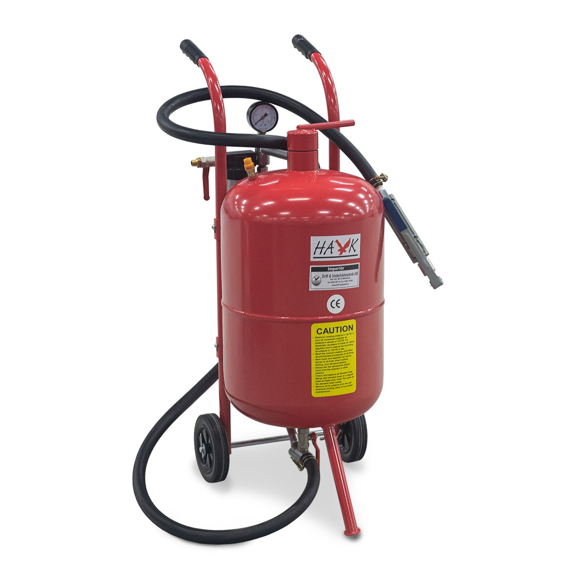 Hawk sandblåsetank SB 10, 30 liter -