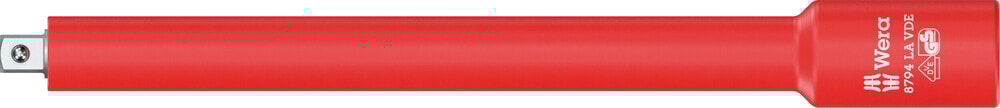 Wera 8794 LA Zyklop VDE-förlängning, isolerad, lång, 1/4"