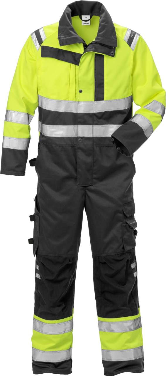 Fristads Overall 8026 PLU, Klass 3 Varsel Gul/Svart XL