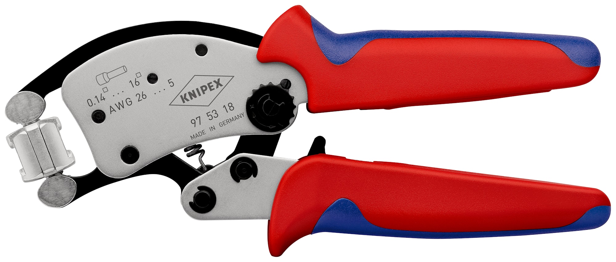 Knipex Presstång 975318 Twistor 200mm 0,14-16mm², för ändhylsor