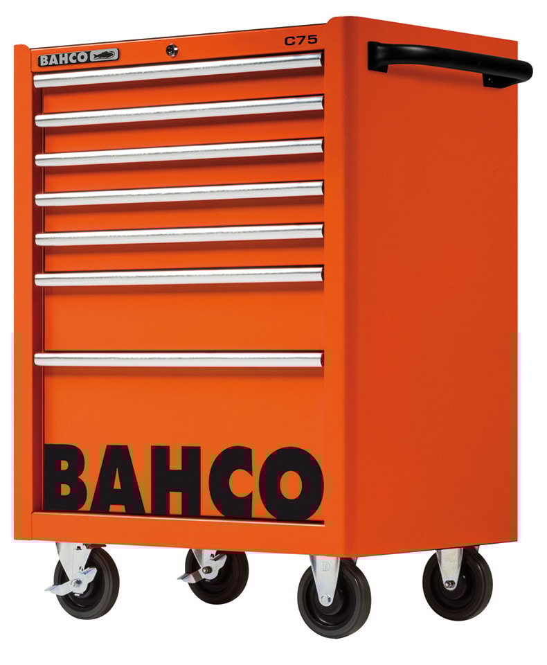 Bahco Verktygsvagn 1475K7 7 lådor Orange -