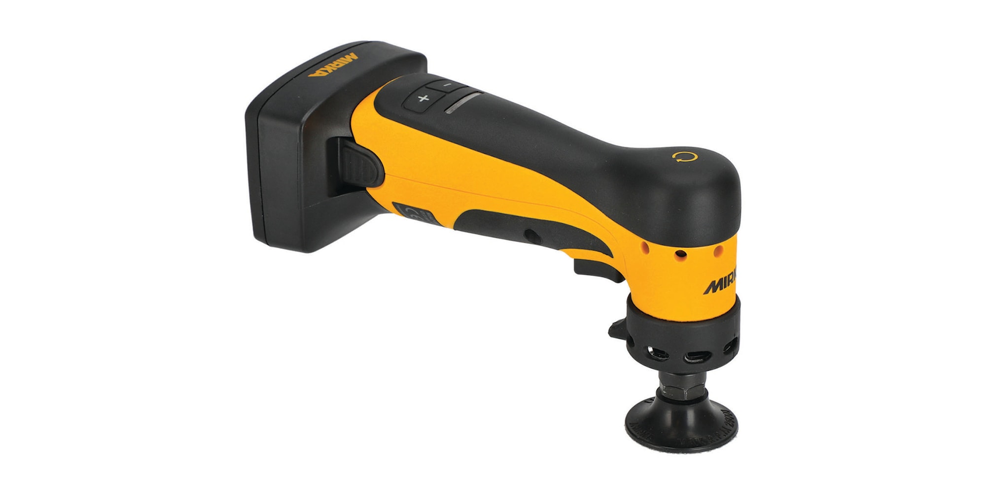 Mirka Excenterslip mini ANGOS ARG-B 200 55mm max 12V med 2x5Ah batterier & laddare