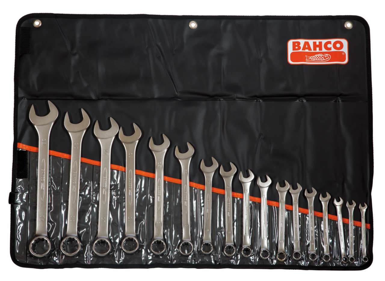 Bahco Blocknyckel 111M/17TL i sats 8-32mm 17 delar, i etui