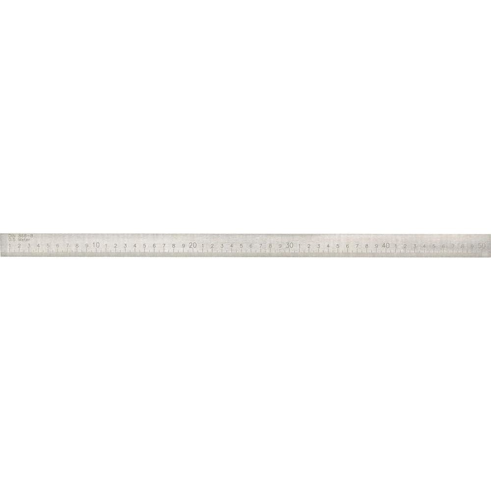 Format Stålskala DIN 866B 500x25x5mm