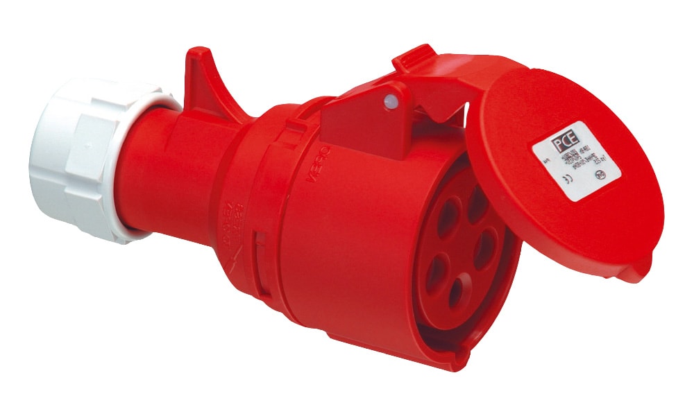 Amiga CEE-pistokeliitin 400 V / 32 A, naaras