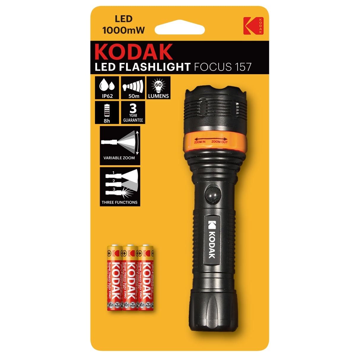 Kodak lommelykt Focus Led 157