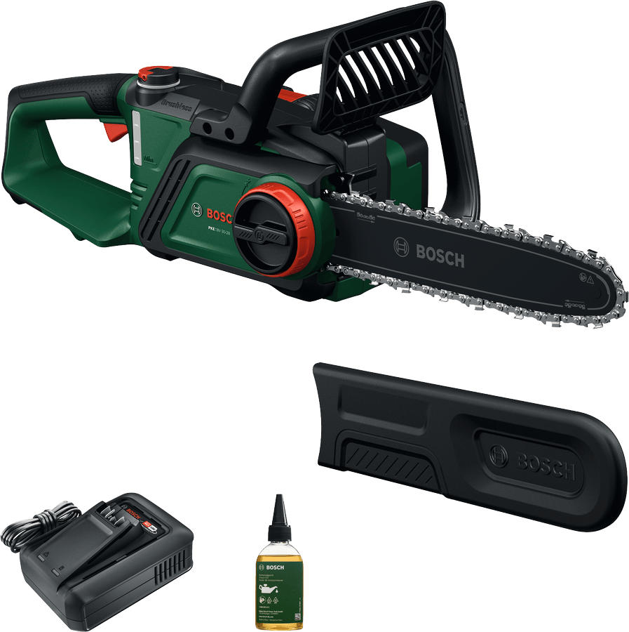Bosch DIY Kedjesåg Pke 18V-30-28 1x4Ah batteri och laddare
